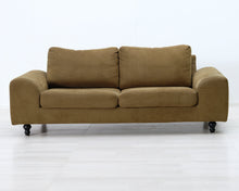 Lataa kuva Galleria-katseluun, Asko 2,5-istuttava kangassohva vihreä