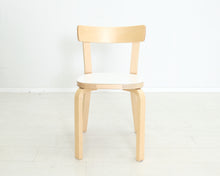 Lataa kuva Galleria-katseluun, Artek 69 ruokatuoli valkoinen laminaatti