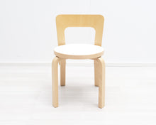 Lataa kuva Galleria-katseluun, Artek N65 lastentuoli koivu - valkoinen laminaatti