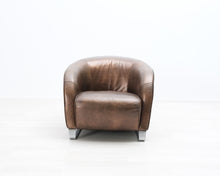 Lataa kuva Galleria-katseluun, Natuzzi nojatuoli ruskea