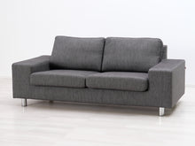 Lataa kuva Galleria-katseluun, Asko 2,5-istuttava kangassohva harmaa