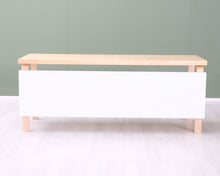 Lataa kuva Galleria-katseluun, Artek työpöytä 60 x 180 cm koivu / valkoinen