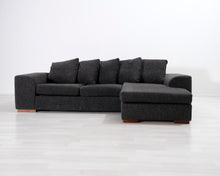 Lataa kuva Galleria-katseluun, 3-istuttava divaanisohva tummanharmaa