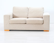 Lataa kuva Galleria-katseluun, Asko 2-istuttava kangassohva beige