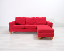 Lataa kuva Galleria-katseluun, 3-istuttava divaanisohva punainen
