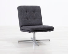 Lataa kuva Galleria-katseluun, Pyörivä lepotuoli harmaa