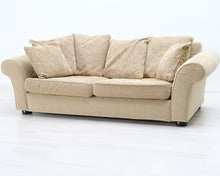 Lataa kuva Galleria-katseluun, Asko 3-istuttava kangassohva beige