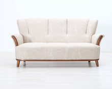Lataa kuva Galleria-katseluun, 3-istuttava kangassohva beige