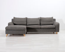 Lataa kuva Galleria-katseluun, 3-istuttava divaanisohva harmaa