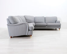 Lataa kuva Galleria-katseluun, 6-istuttava kulmasohva harmaa