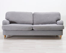 Lataa kuva Galleria-katseluun, 3-istuttava kangassohva harmaa