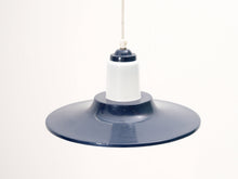 Lataa kuva Galleria-katseluun, Retro kattovalaisin sinivalkoinen