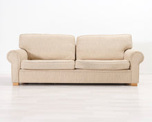 Lataa kuva Galleria-katseluun, 3-istuttava kangassohva beige
