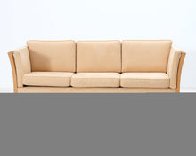 Lataa kuva Galleria-katseluun, 3-istuttava kangassohva beige