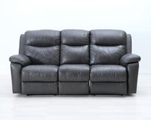 Lataa kuva Galleria-katseluun, 3-istuttava mekanismisohva musta