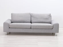 Lataa kuva Galleria-katseluun, Asko Stella 3-istuttava kangassohva harmaa