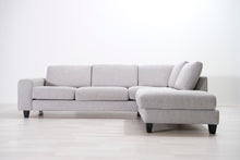 Lataa kuva Galleria-katseluun, 4-istuttava avokulmasohva harmaa
