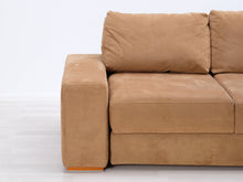 Lataa kuva Galleria-katseluun, Asko 3-istuttava sohva vaaleanruskea