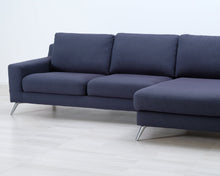 Lataa kuva Galleria-katseluun, 3-istuttava divaanisohva sininen