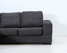 Lataa kuva Galleria-katseluun, 4-istuttava avokulmasohva tummanharmaa