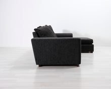 Lataa kuva Galleria-katseluun, 3-istuttava divaanisohva tummanharmaa