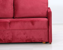 Lataa kuva Galleria-katseluun, 2-istuttava vuodesohva punainen