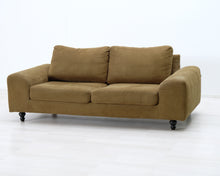 Lataa kuva Galleria-katseluun, Asko 2,5-istuttava kangassohva vihreä