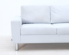 Lataa kuva Galleria-katseluun, 6-istuttava kulmasohva vaaleanharmaa