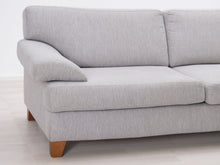 Lataa kuva Galleria-katseluun, Asko Florence 3-istuttava kangassohva harmaa