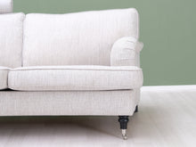 Lataa kuva Galleria-katseluun, 2-istuttava Howard-tyylinen kangassohva harmaa