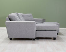 Lataa kuva Galleria-katseluun, 4-istuttava divaanisohva ja rahi harmaa