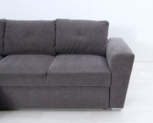 Lataa kuva Galleria-katseluun, 4-istuttava harmaa divaani-vuodesohva