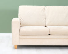 Lataa kuva Galleria-katseluun, 3-istuttava kangassohva beige