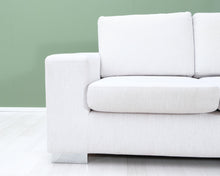 Lataa kuva Galleria-katseluun, Asko 2-istuttava kangassohva vaaleanharmaa