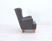 Lataa kuva Galleria-katseluun, Asko Richard nojatuoli harmaa