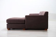 Lataa kuva Galleria-katseluun, 3-istuttava divaanisohva ruskea
