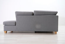 Lataa kuva Galleria-katseluun, 3-istuttava kulmasohva harmaa