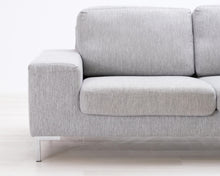Lataa kuva Galleria-katseluun, Asko 2-istuttava sohva vaaleanharmaa