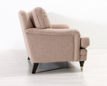 Lataa kuva Galleria-katseluun, 3-istuttava kangassohva beige