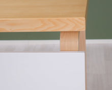 Lataa kuva Galleria-katseluun, Artek työpöytä 70 x 150 cm koivu / valkoinen