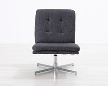 Lataa kuva Galleria-katseluun, Pyörivä lepotuoli harmaa