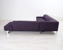 Lataa kuva Galleria-katseluun, 5-istuttava kulmasohva musta