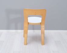Lataa kuva Galleria-katseluun, Artek N65 lastentuoli koivu / valkoinen