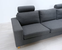 Lataa kuva Galleria-katseluun, 4-istuttava harmaa divaanisohva