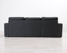 Lataa kuva Galleria-katseluun, 3-istuttava vuodesohva divaanilla harmaa