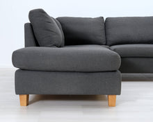 Lataa kuva Galleria-katseluun, 5-istuttava kulmasohva harmaa