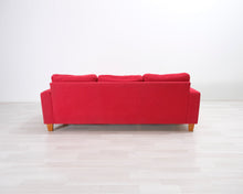 Lataa kuva Galleria-katseluun, 3-istuttava divaanisohva punainen