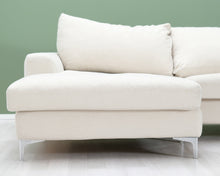 Lataa kuva Galleria-katseluun, 3-istuttava divaanisohva luonnonvalkoinen
