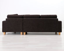 Lataa kuva Galleria-katseluun, 3-istuttava divaanisohva ruskea
