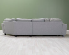 Lataa kuva Galleria-katseluun, 4-istuttava divaanisohva ja rahi harmaa